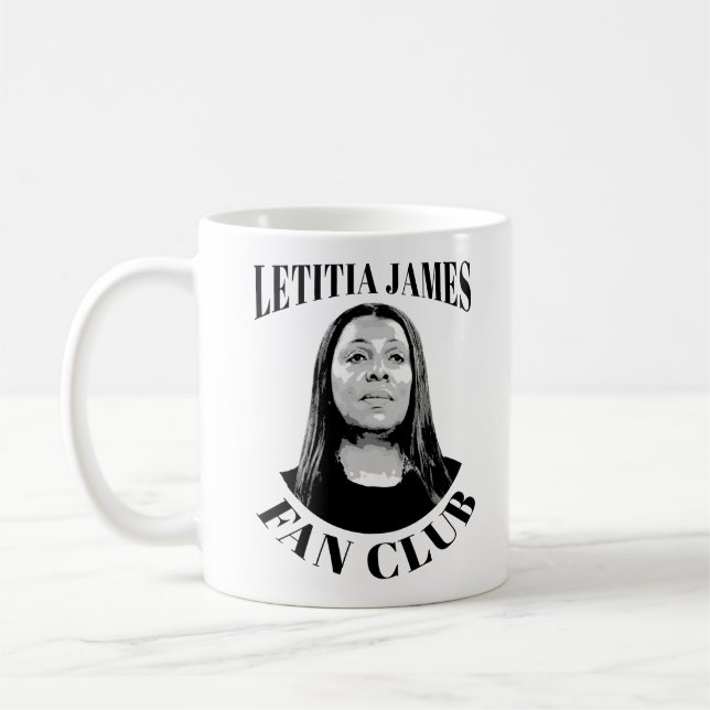 Caneca De Café Letitia James Fan Club (Esquerda)