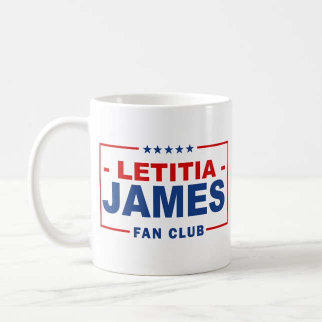Caneca De Café Letitia James Fan Club (Esquerda)