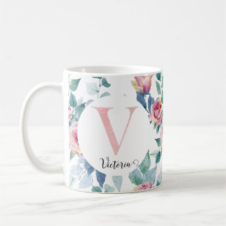 Caneca De Café Letra aquosa V