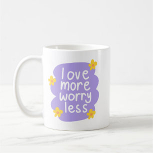 Caneca De Café Letra branca esplêndida, com aspas minimalistas