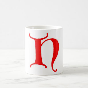 Caneca De Café Letra H Mug