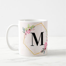 Caneca De Café letra M design