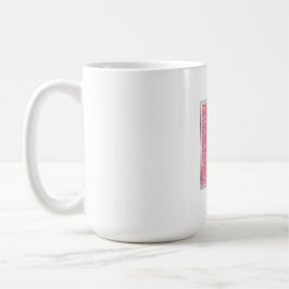 Caneca De Café Letra Minúscula Rosa K