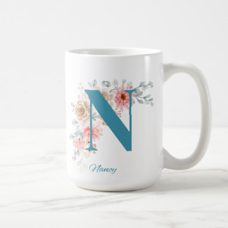 Caneca De Café Letra Mug de Café Personalizada N