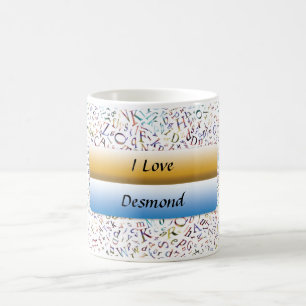 Caneca De Café Letra Scramble