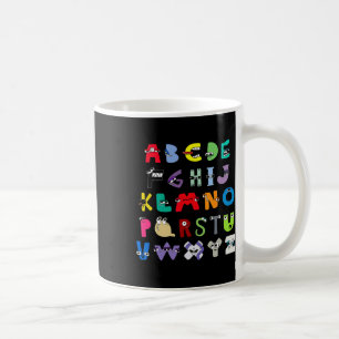 Caneca De Café Letra Villain Abc Learning Boys Matando Mau Alp