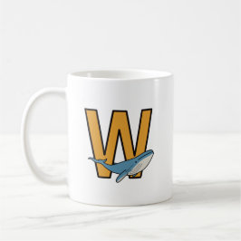 Caneca De Café Letra W