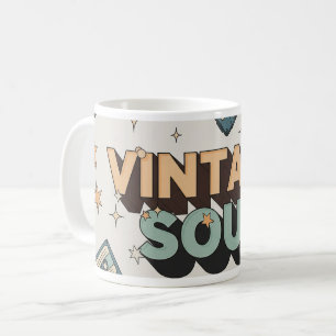 Caneca De Café Letras em 3D & Design de Fita Cassete