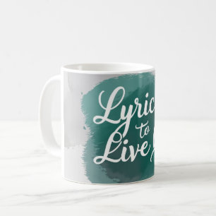 Caneca De Café Letras Para Viver 2