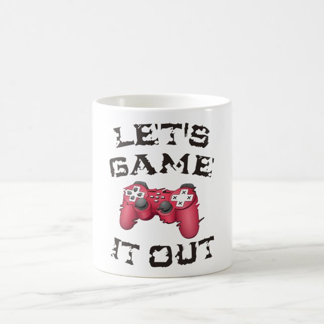 Caneca De Café Let's game it out (Centro)