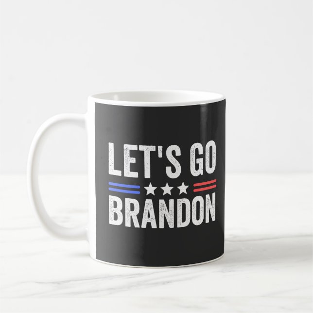 Caneca De Café Let's Go Brandon (Esquerda)