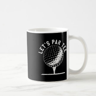 Caneca De Café Lets Par Tee Shirt Funny Golf Player Gift