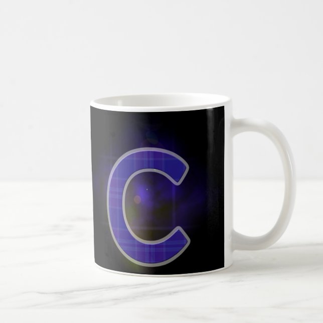Caneca De Café Letter C (Direita)