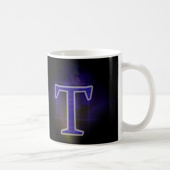 Caneca De Café Letter T (Direita)