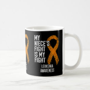 Caneca De Café Leucemia A Luta Da Minha sobrinha É A Minha Luta C