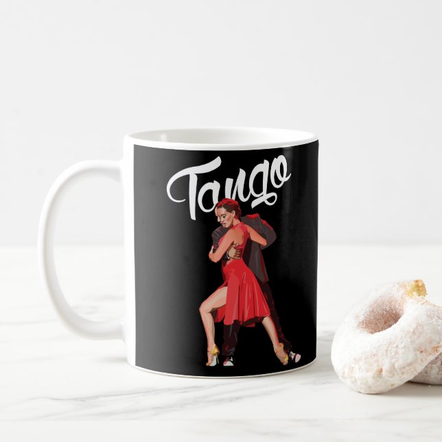 Caneca De Café Leva dois para Tango (Com Donut)
