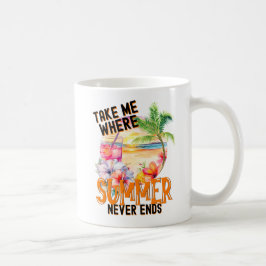 Caneca De Café Leva-Me Onde O Verão Nunca Termina, As Víblias De