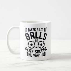 Caneca De Café Leva Muitas Bolas