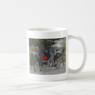 Caneca De Café Levando o novo cavalo para casa do jeito errado