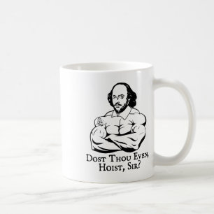 Caneca De Café Levanta Mesmo Senhor Engraçado Treino de Academia