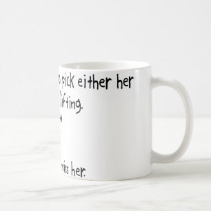 Caneca De Café Levantamento da esposa ou de peso da picareta