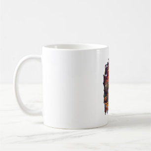 Caneca De Café Levantamento de Peso Morto Esqueleto Haltere Hallo