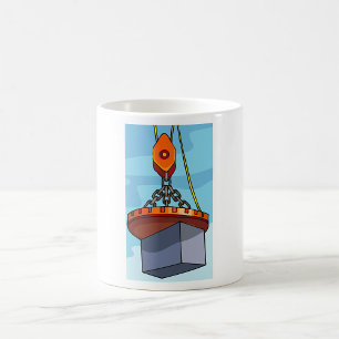Caneca De Café Levantamento do guindaste