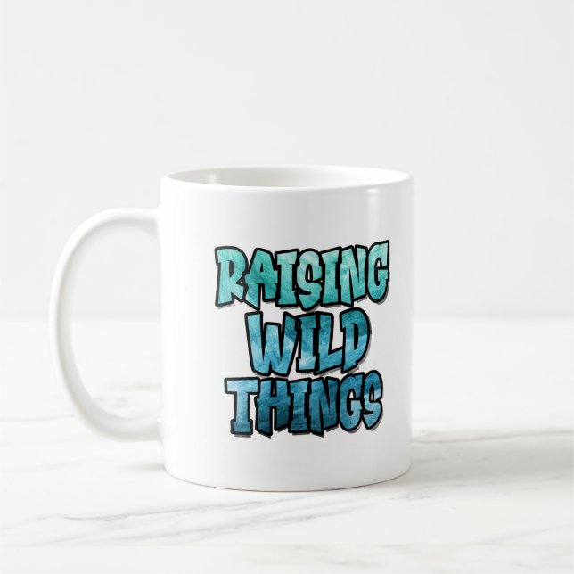 Caneca De Café Levantando Coisas Selvagens (Esquerda)