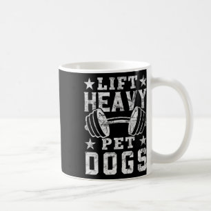Caneca De Café Levante Cachorros Pesados Academia Para Halterofil