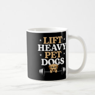 Caneca De Café Levante Cachorros Pesados Treinamento de Peso Musc