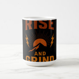 Caneca De Café Levante e Trabalhe – Fitness de Manhã Cedo
