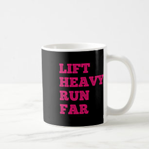 Caneca De Café Levante Pesado Corra Longe Híbrido Esporte Fitness