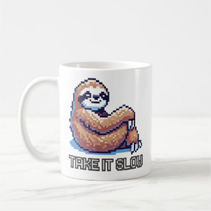 Caneca De Café Leve-a lentamente, Hanging Sloth