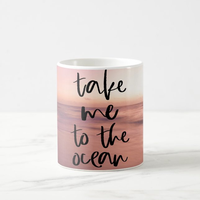 Caneca De Café Leve-Me Ao Oceano (Centro)