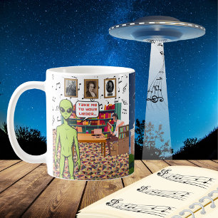 Caneca De Café Leve-Me Ao Seu Lieder... Mug De Café.