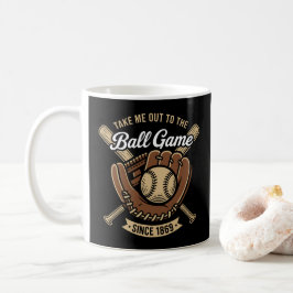 Caneca De Café Leve-me para o Jogo de Beisebol