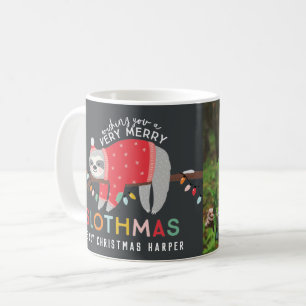 Caneca De Café Leve natalícia, brilhantes crianças divertidas e c