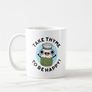 Caneca De Café Leve-Os Para Serem Felizes E Barrafas De Herbo