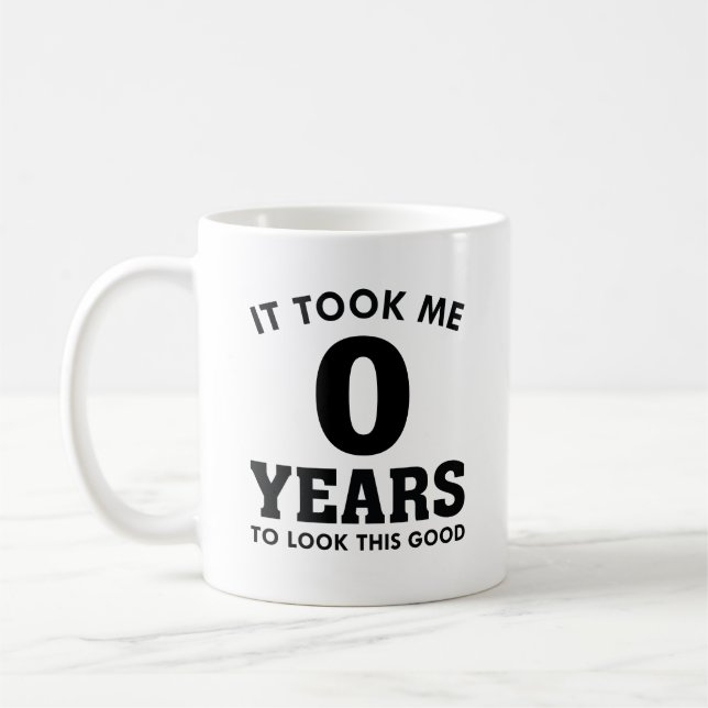 Caneca De Café Levei Anos A Parecer Bem (Esquerda)
