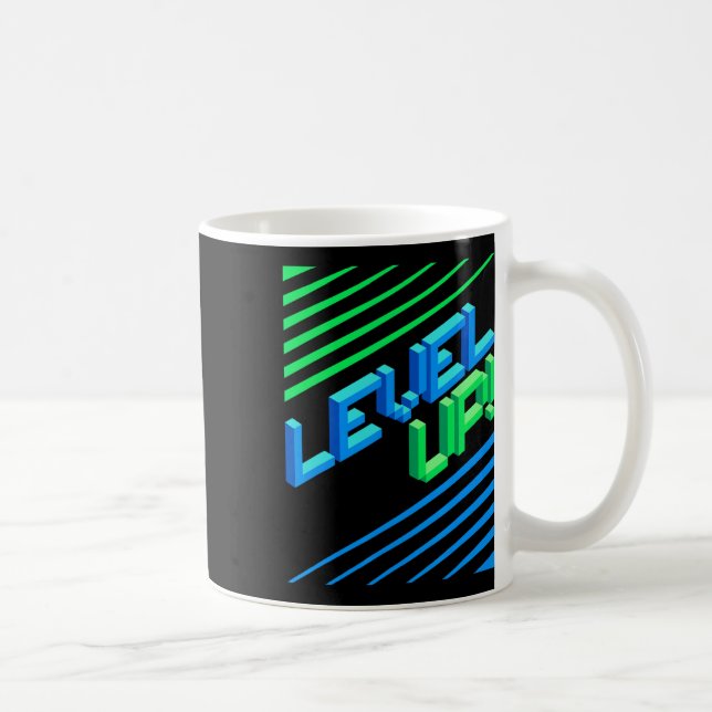Caneca De Café Level Your Game Up I Controller Ps5 Gaming  (Direita)
