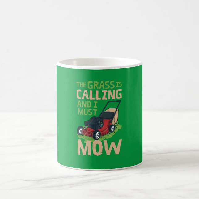 Caneca De Café Lewn Mower Lawn (Centro)