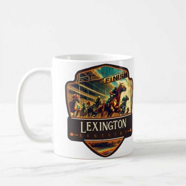 Caneca De Café Lexington, Kentucky  | Vintage (Esquerda)