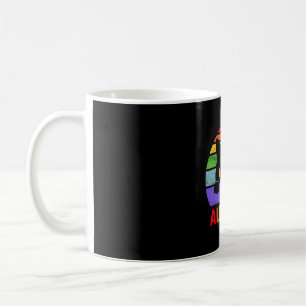 Caneca De Café Lgbt Ally Cat Be Kind Gay Rainbow Funny Lgbtq