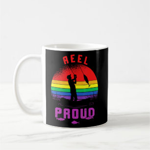 Caneca De Café Lgbt Gay de pesca da roleta de pesca contra esguic