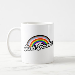 Caneca De Café LGBTQ+ Anti-Fascista