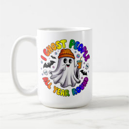 Caneca De Café LGBTQ Arco-íris Divertido Halloween – Eu Assusto a