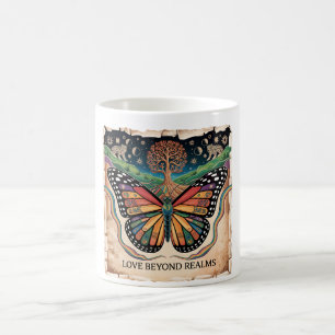 Caneca De Café LGBTQ Mayan Butterfly Mug Rainbow Pride