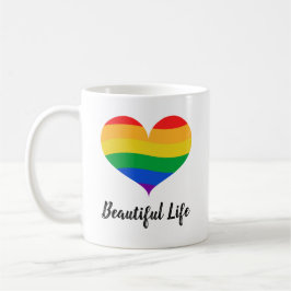 Caneca De Café LGBTQ Orgulho LGBTQ da Vida