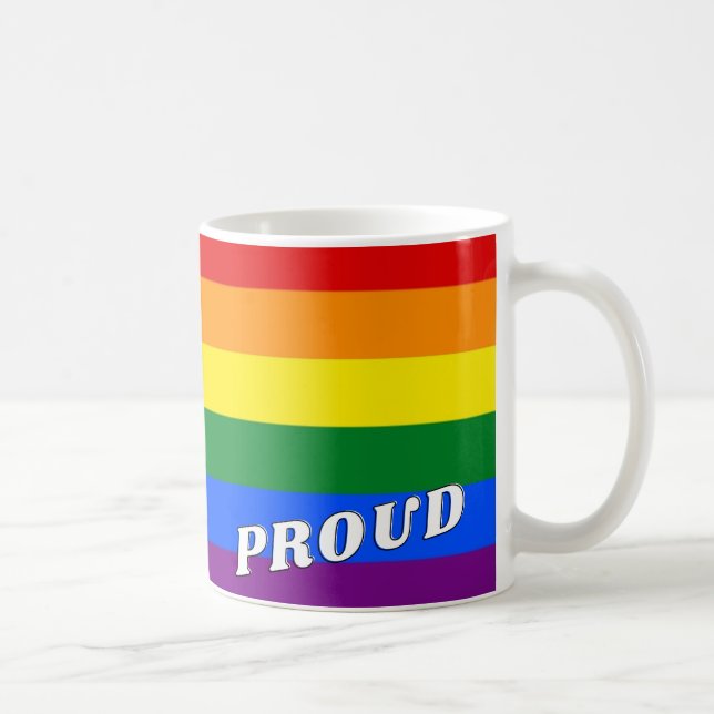 Caneca De Café LGBTQ Rainbow Prid Mug (Direita)