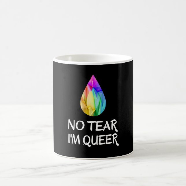 Caneca De Café LGBTQ - Sem lágrimas Sou Queer - Orgulho CSD (Centro)